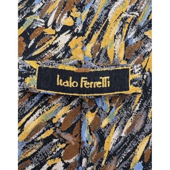 Italo Ferretti 100% Silk Woven Ties for Men for sale | eBay ITALO FERRETTI Necktie & Handkerchief 100% Silk Mens Luxury Luigi Basile Italy